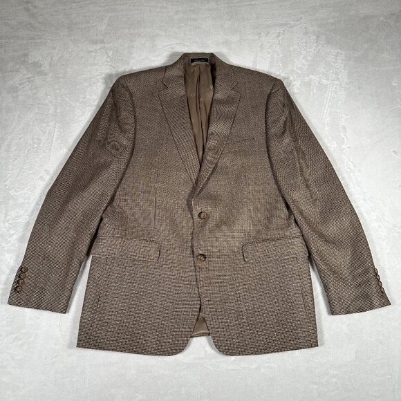 Lauren Ralph Lauren Other - Lauren Ralph Lauren Blazer Men Size 42L Two Button Jacket Silk Wool Herringbone